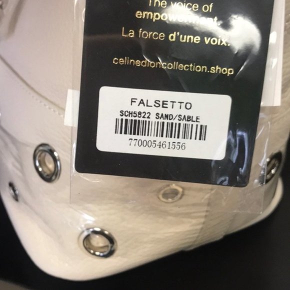 Celine Dion Falsetto Satchel & Chain Link Handles - Picture 5 of 6